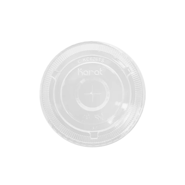 KARAT 626TS Slotted Lids – Fits 12‑24 oz PET Cups (98 mm) | 1,000/Case