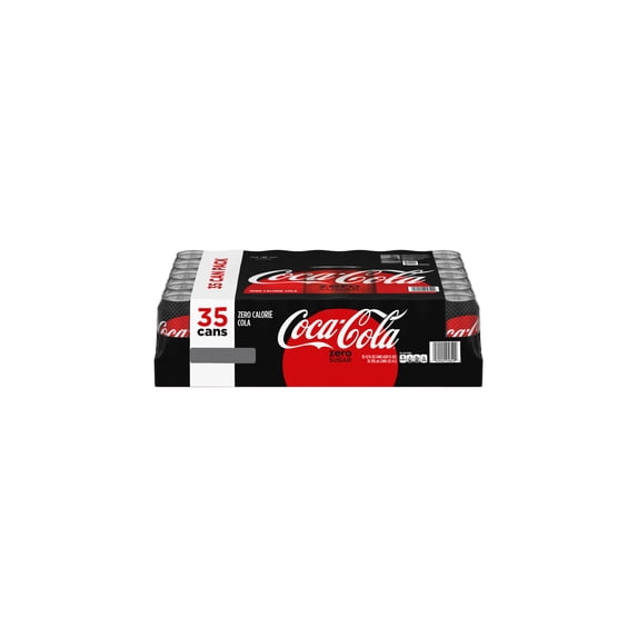 Coca-Cola Zero Sugar soft drink 12 fl oz cans, 35 pack