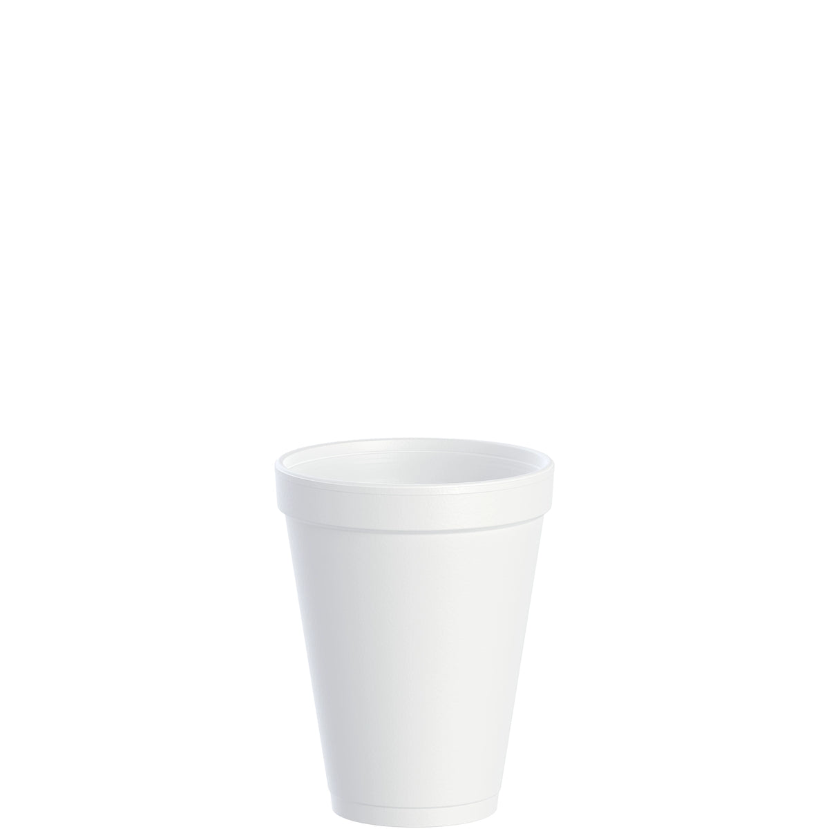 Dart 12J12 12 oz white EPS foam cup, 1,000 per case