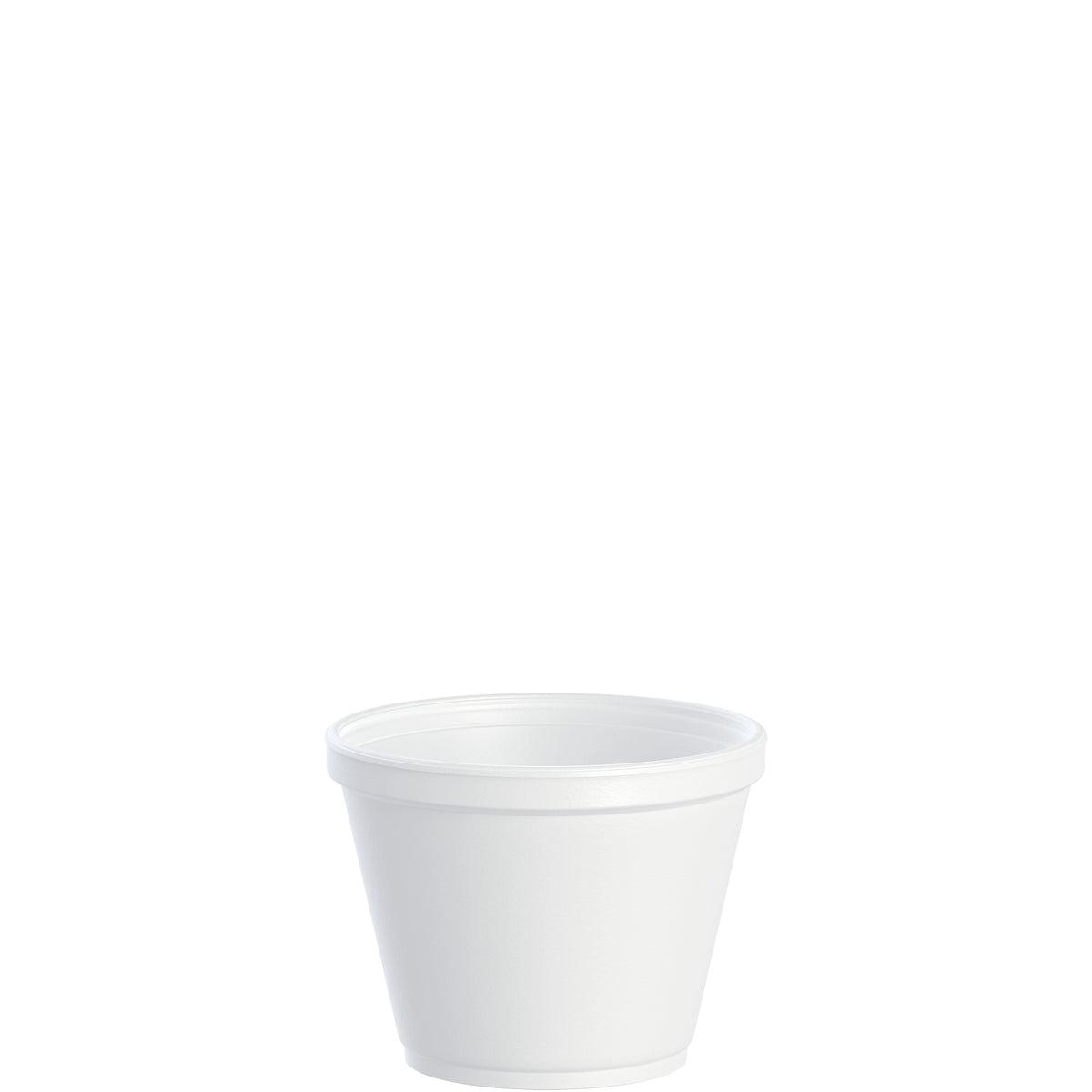 Dart 12SJ20 12 oz white EPS foam food container, lid sold separately, 500 per case