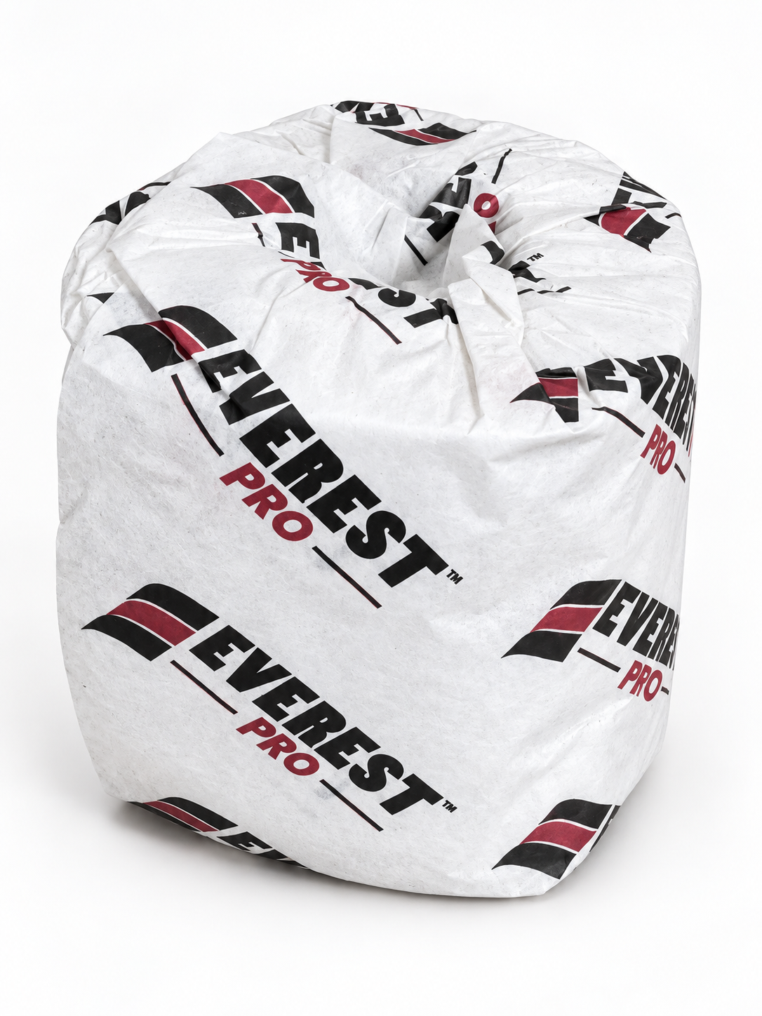 Everest Pro 96420 individually wrapped bathroom tissue roll with black and red branded paper wrapper; AI-assisted reference image