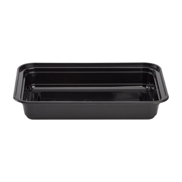 KARAT 28oz PP Plastic Microwavable Rectangle Container w/Lid Combo 150 Sets