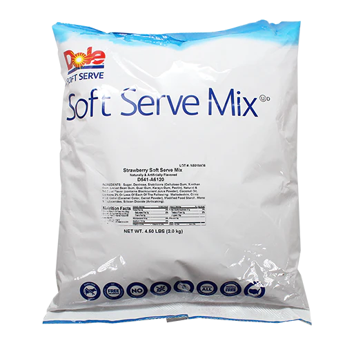 Dole Soft Serve Mix - Strawberry - Bag (4.4 lbs)