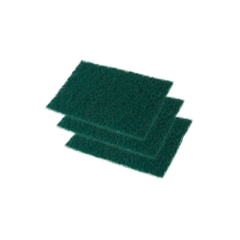Performance Plus PGRE96 green 6 x 9 inch medium-duty scouring pads, 20 per case