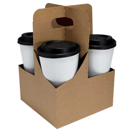 Sabert 4-Cup Jumbo Drink Carrier 12oz-44oz Cups 29530 - 200/carton