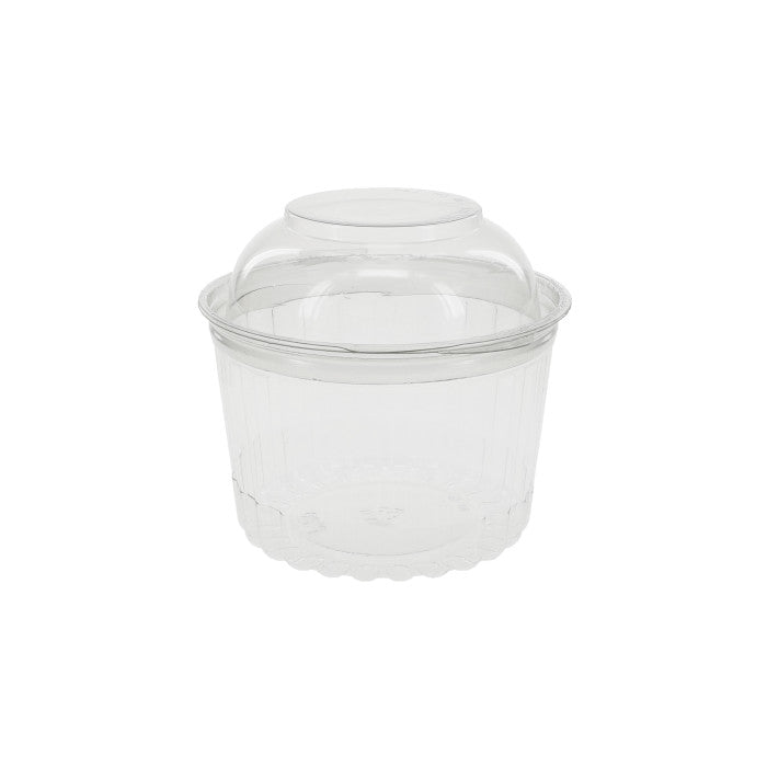 Pactive PWP 16oz Clear Bowl w/ Hinged Lid 250/ct