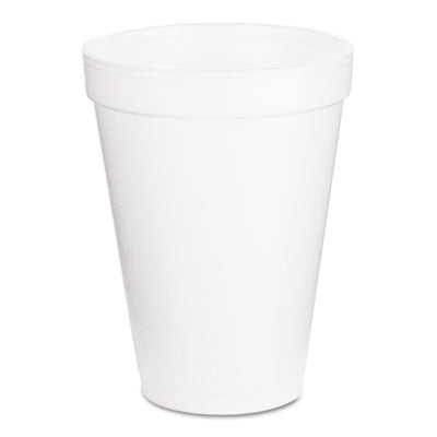 Dart 12J16 12oz Foam Drink Cups, 1000/Carton