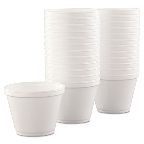 Dart 12SJ20 12oz White Food Containers, 500/Case