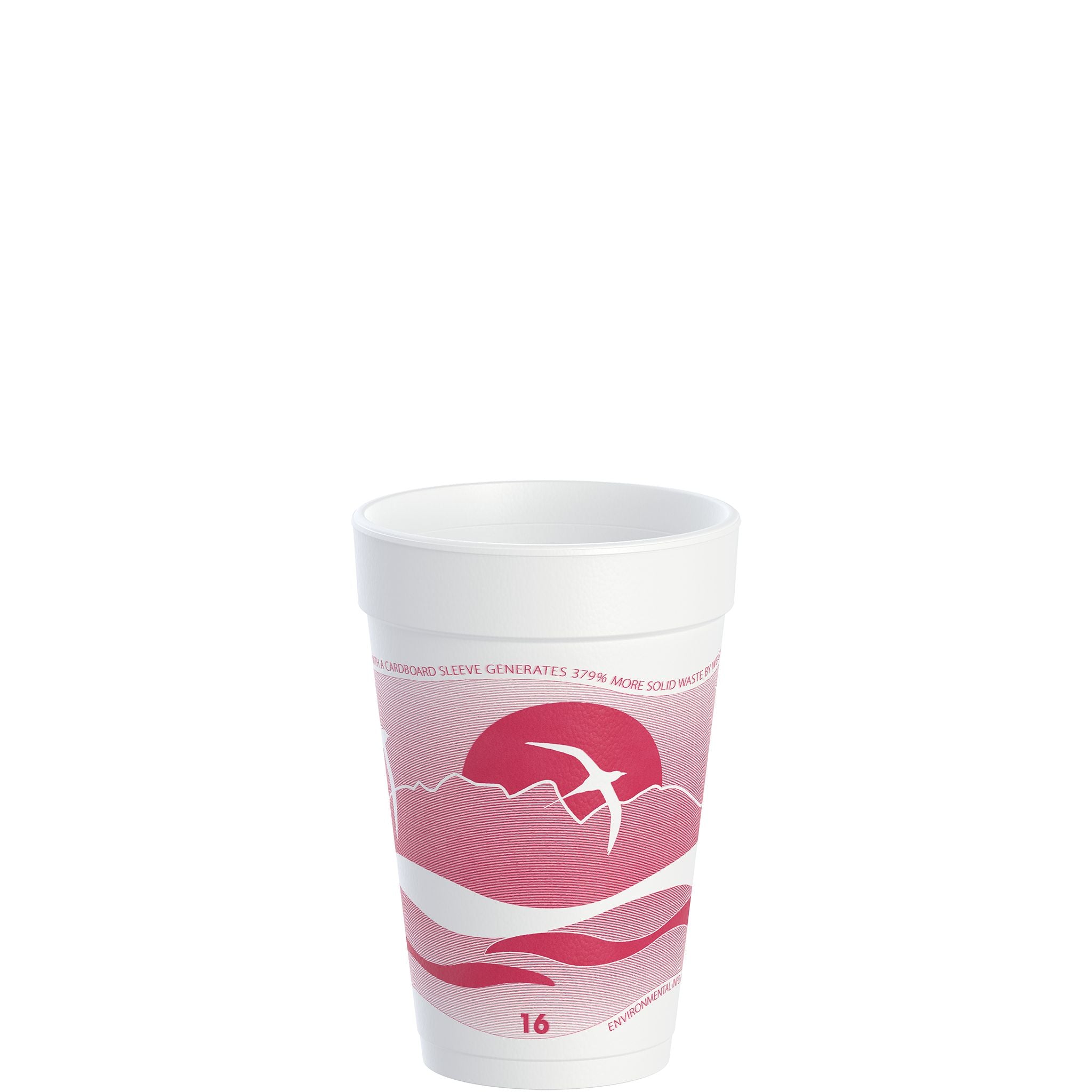 16oz Horizon Foam Drink Cups, 1000/Case