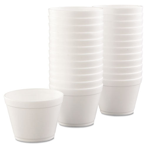 16oz White Food Containers, 500/Case