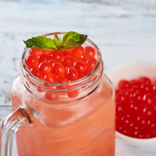 Tea Zone Cherry Popping Pearls 7lbs Jar