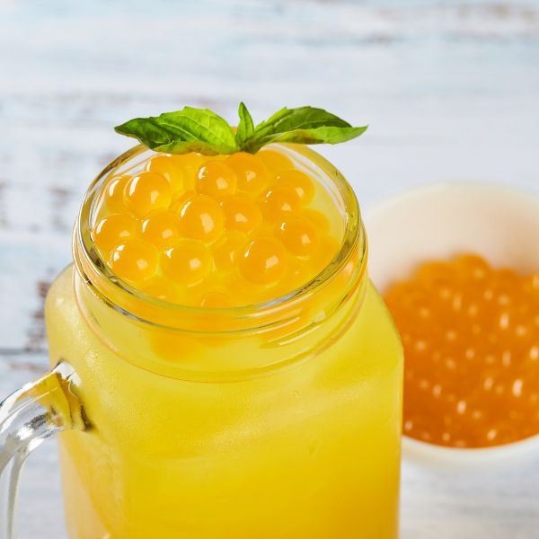 Tea Zone Passion Fruit Popping Pearls 7lbs Jar