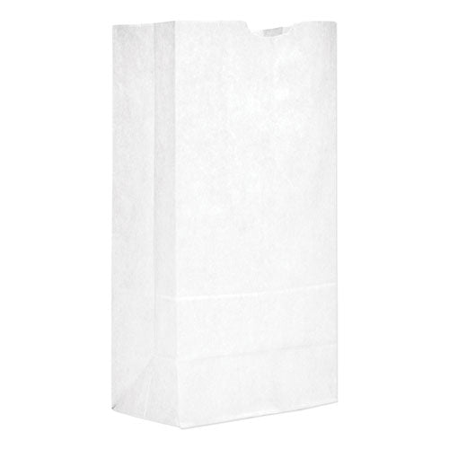 20 lb Grocery Paper Bags 40 lbs Capacity, White, 500 Bags