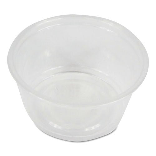 2oz Soufflé/Portion Cups, Polypropylene, Clear, 2500/Carton