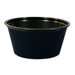 3.25oz Black Portion Cup 2,500/Case