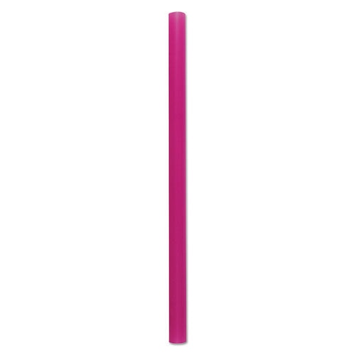 Unwrapped Colossal Straws, 8 1/2", Blue, Green, Pink, Purple, 4000/Carton