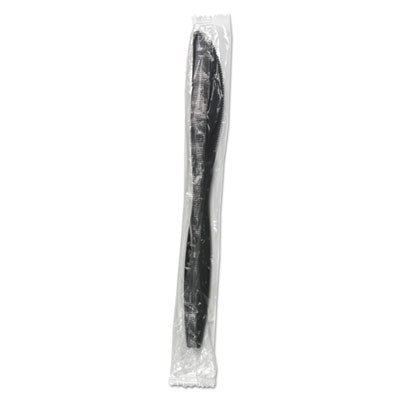 Heavyweight Wrapped Knife, Black, 1000/Carton