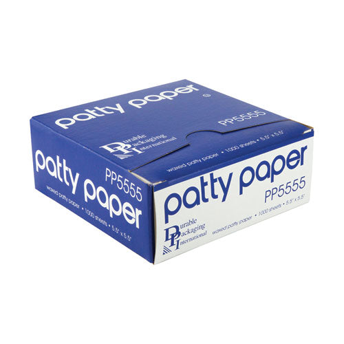 Patty Paper, 5 1/2" x 5 1/2", 1000/Box, 24 Boxes/Carton