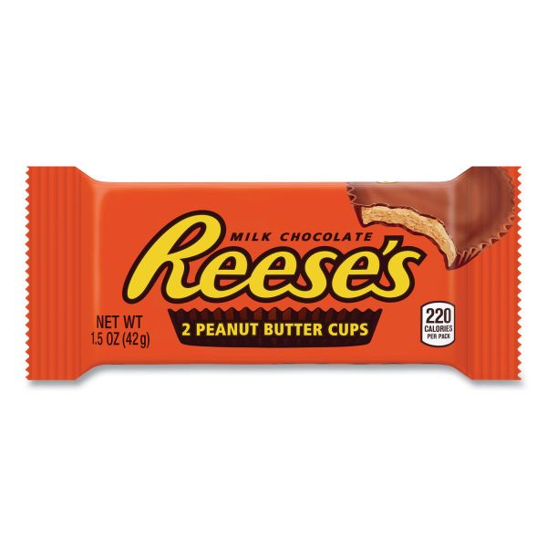 Reese's 1.5oz Milk Chocolate Peanut Butter Cup, 36ct