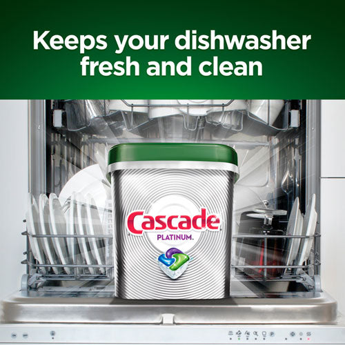 Cascade Platinum ActionPacs, Fresh Scent, 34.5 oz Tub, 62/Tub
