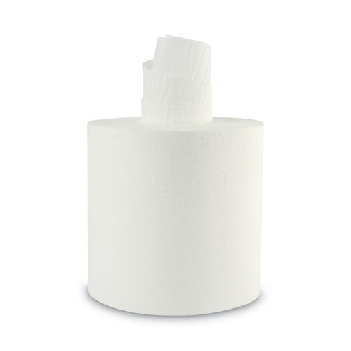 Sanis 2 Ply White Centre Pull Towel 600', 6 Rolls/Case