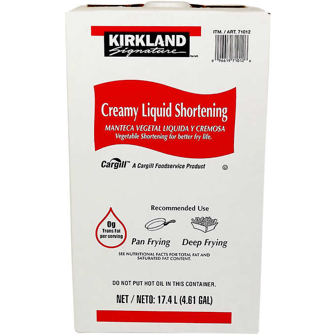 Creamy Liquid Shortening, 35 lbs