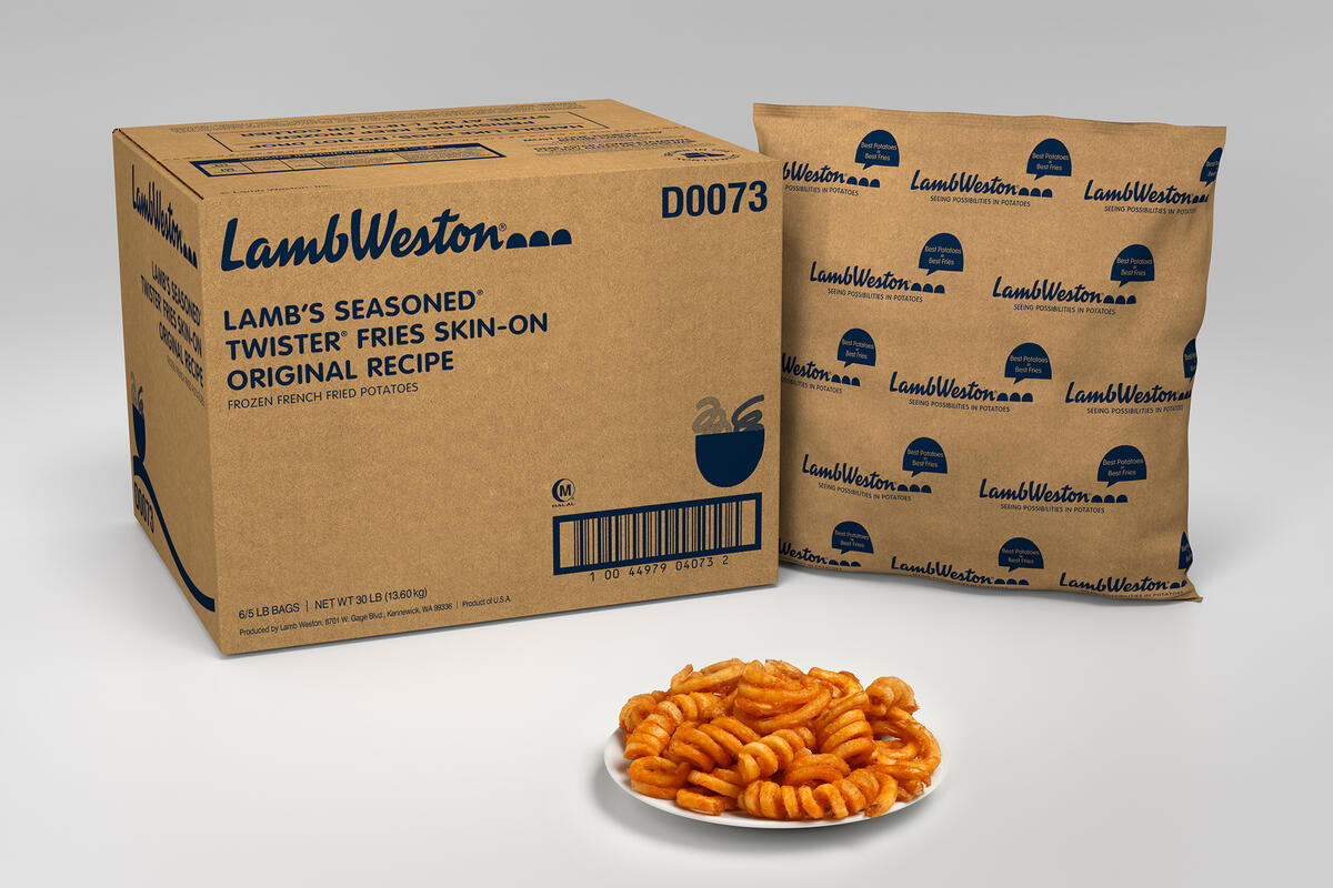 Lamb's Seasoned® Twister® Fries Skin-On Original Recipe 6/5lbs