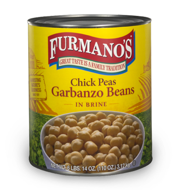 Furmano's Extra Fancy Chickpeas 6/110 oz