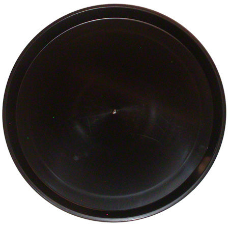 Fineline Settings - 16" Black Rimmed Edge Catering Tray 25/Case