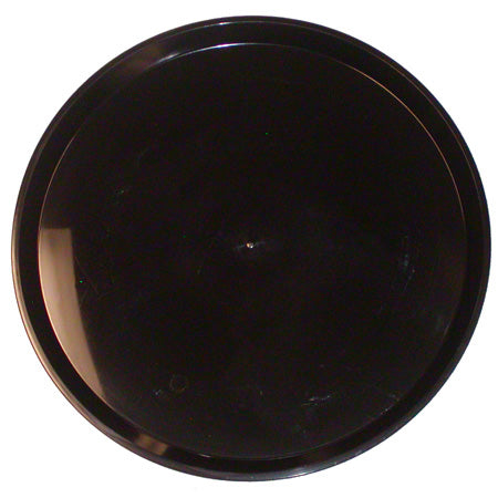 Fineline Settings - 18" Black Rimmed Edge Catering Tray 25/Case