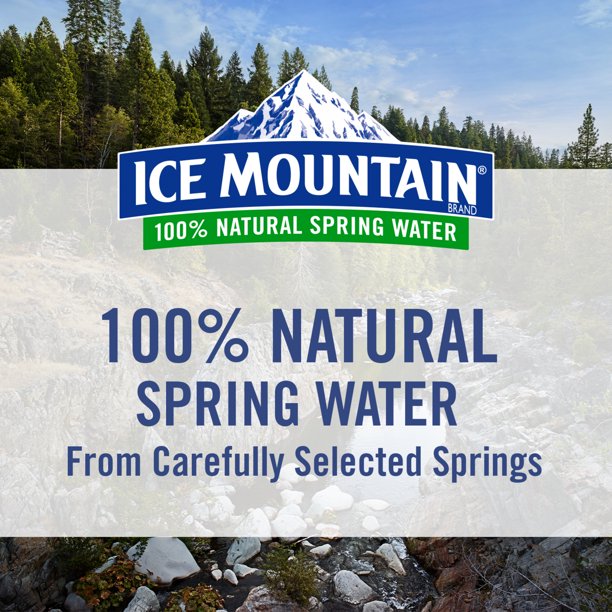 Ice Mountain 100% Natural Spring Water (16.9oz / 40pk)