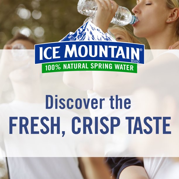 Ice Mountain 100% Natural Spring Water (16.9oz / 40pk)