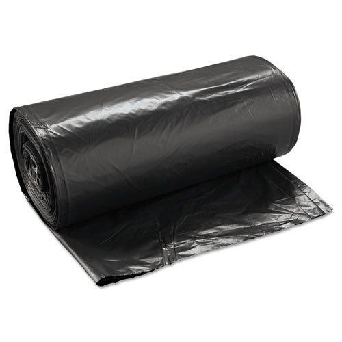 60 Gallon Low Density Trash Bags 1.2 mil, 38" x 58", Black, 100/Carton