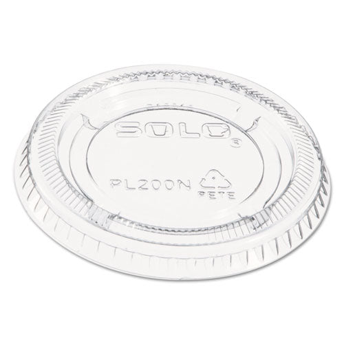 Soufflé/Portion Cup Lids For 2oz, Clear, 2500/Carton