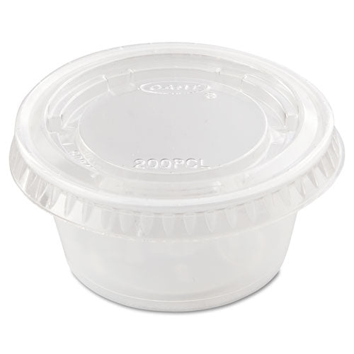 Soufflé/Portion Cup Lids For 2oz, Clear, 2500/Carton