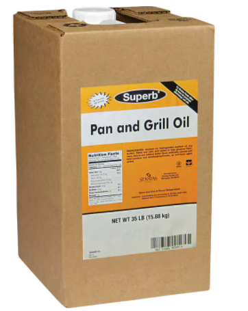 Superb Pan And Grill Oil, 35lbs