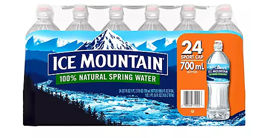 Ice Mountain Sportcap 100% Natural Spring Water 24pk/23.7oz