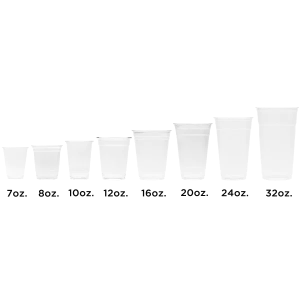 Karat 32oz PET Plastic Cold Cups 300/Case