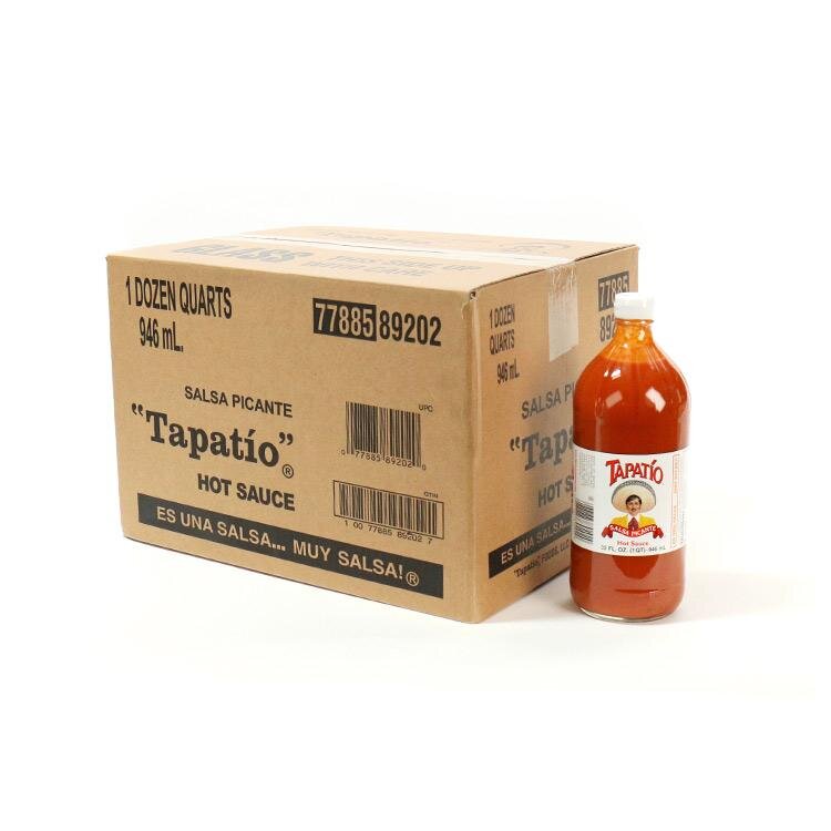 Tapatio Hot Sauce 32oz Bottles 12/Cs
