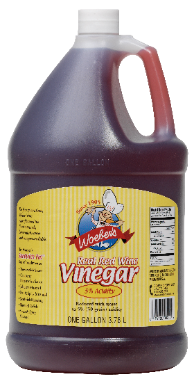 Woeber 5% Red Wine Vinegar 4/1 Gallon